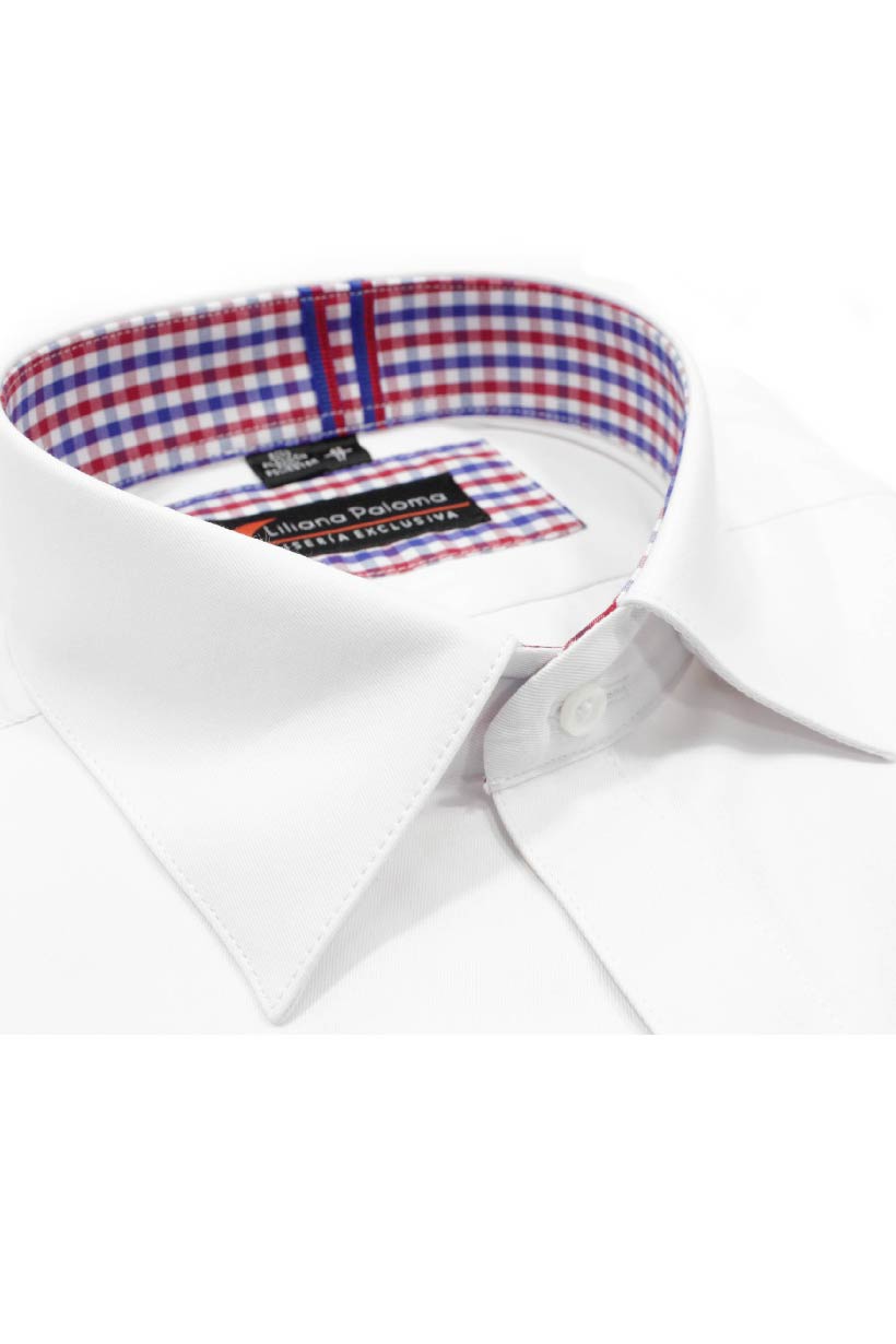 CAMISA BLANCA HOMBRE COMBINADA - Imagen 4