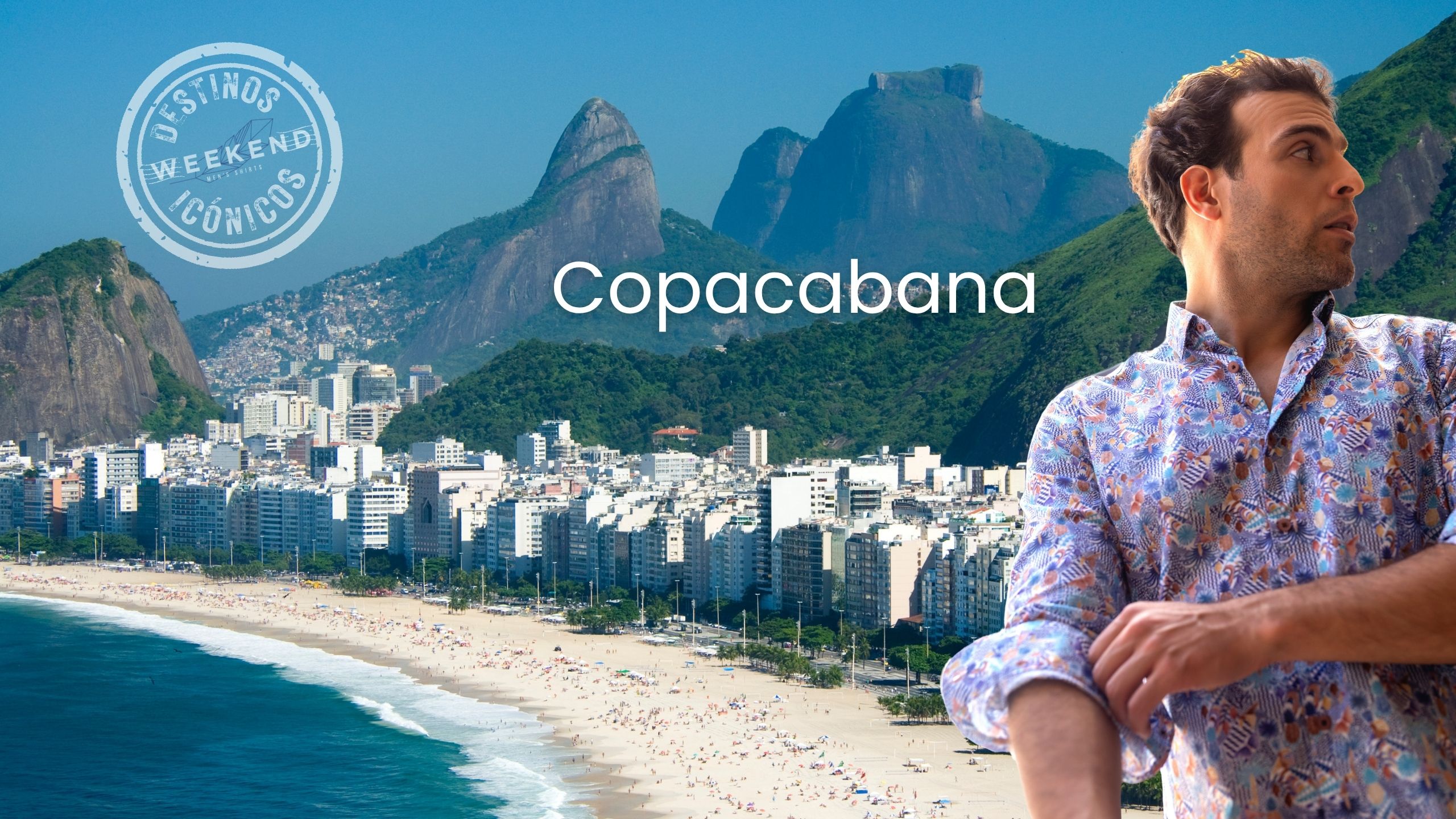 Camisa estampada para hombre