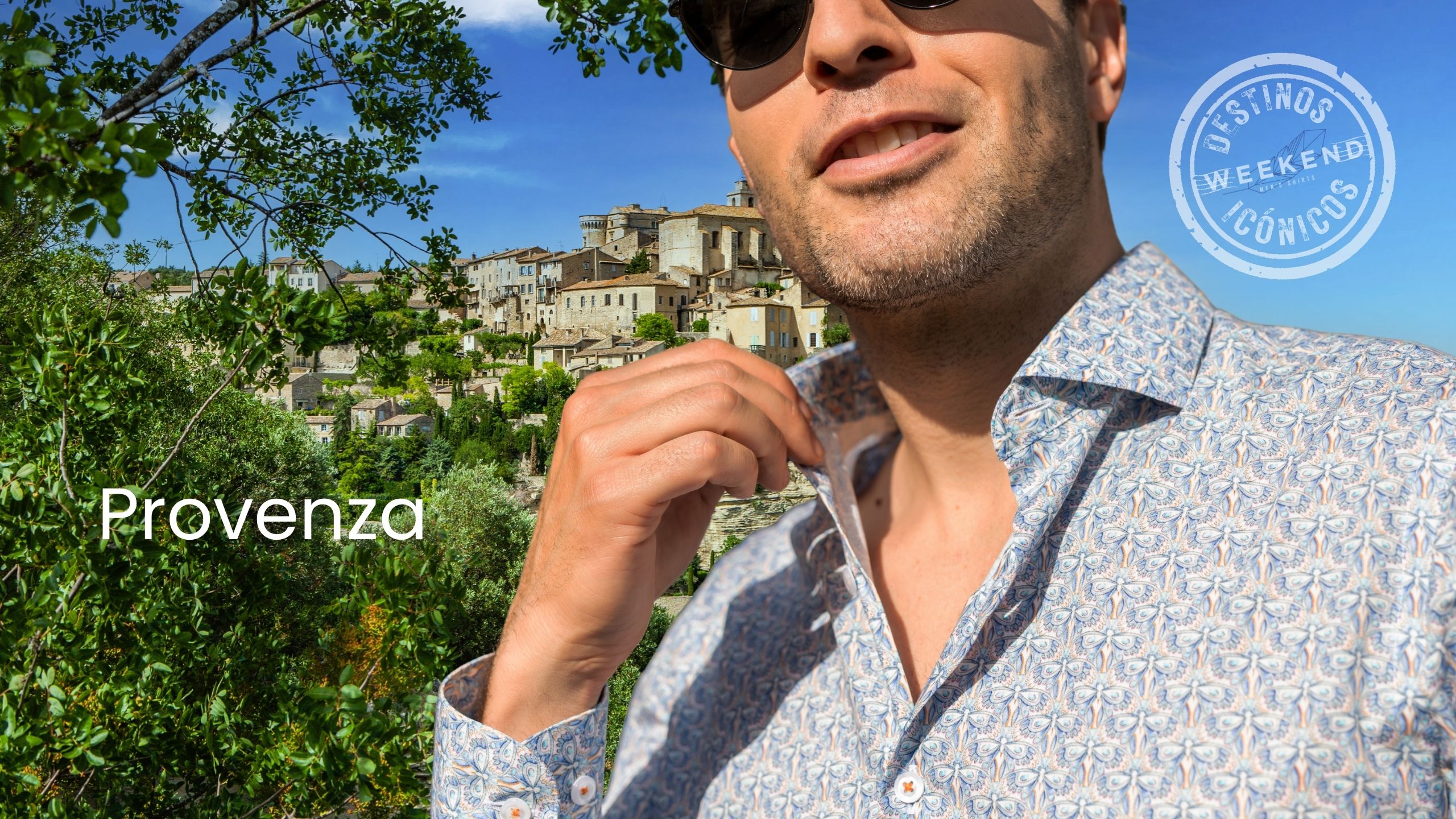 Camisa estampada para hombre