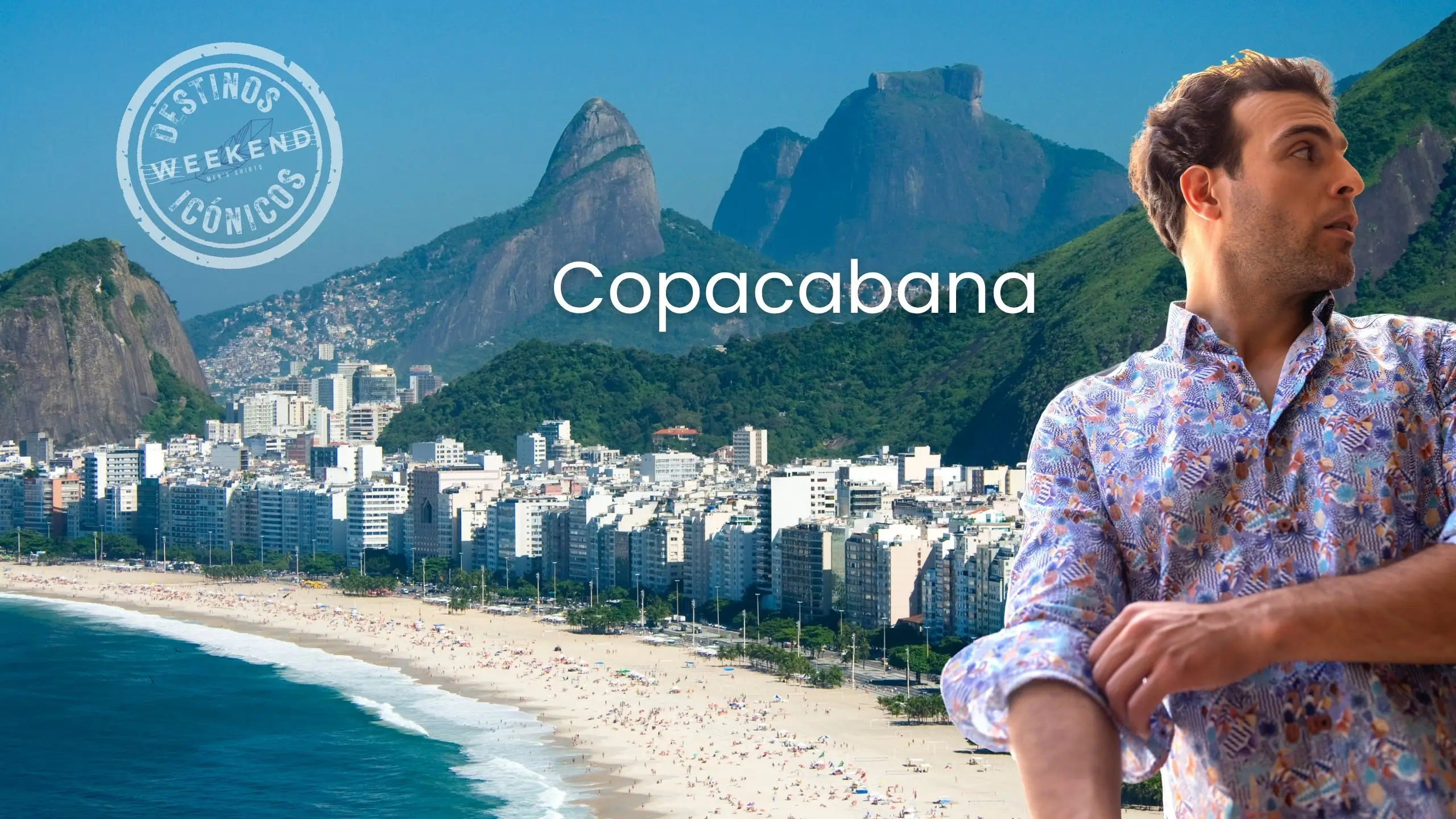 Camisa estampada para hombre